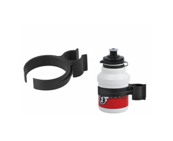 Фляга для детского велосипеда Polisport Race 350мл + держатель, Цвет: красный, Объём: 350, изображение 2