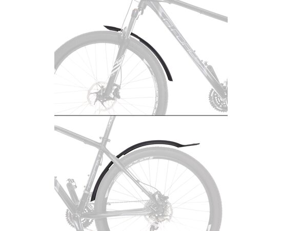 Комплект брызговиков Force UNI MTB-TREK 89901 (чёрный), изображение 3