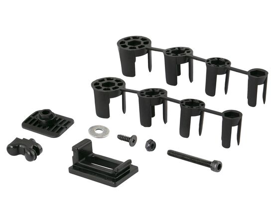 Комплект брызговиков Force WARD 89922 (чёрный/серый), изображение 3