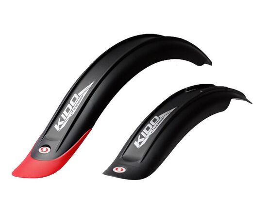 Щитки для велосипеда SIMPLA KIDO SDS 16" (чёрный/красный), Цвет: красный