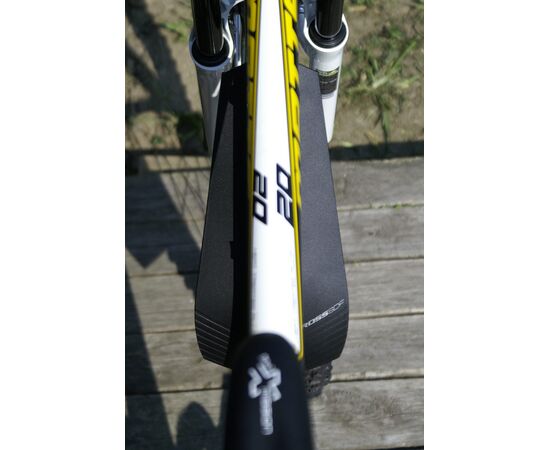 Щиток грязезащитный передний SIMPLA CROSS SDF (чёрный), изображение 2