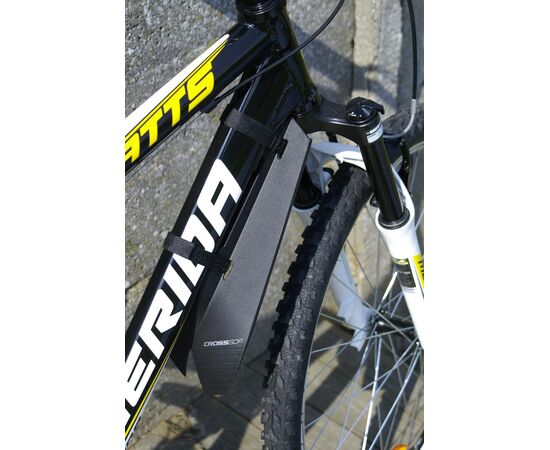 Щиток грязезащитный передний SIMPLA CROSS SDF (чёрный), изображение 3