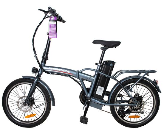 Электровелосипед HIPER ENGINE BF203 (cерый космос), Цвет: серый, изображение 2