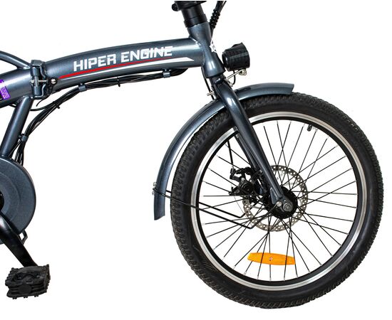 Электровелосипед HIPER ENGINE BF203 (cерый космос), Цвет: серый, изображение 5
