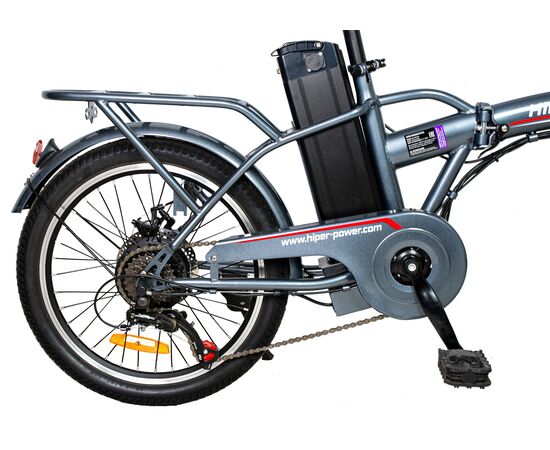 Электровелосипед HIPER ENGINE BF203 (cерый космос), Цвет: серый, изображение 6
