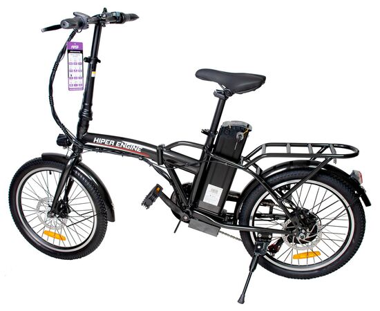 Электровелосипед HIPER ENGINE BF203 (графитовый), Цвет: графитовый, изображение 3