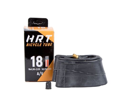 Камера велосипедная H.R.T. 18x1.95-2.125" (50/54-355) AV 00-010020, изображение 2 Камера велосипедная H.R.T. 18x1.95-2.125" (50/54-355) AV 00-010020, изображение 2