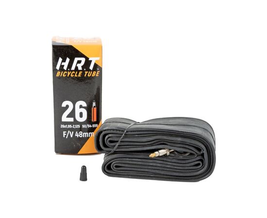 Камера велосипедная H.R.T. 26x1.95-2.125" (50/54-559) FV 48 мм 00-010038, изображение 2