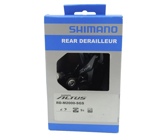 Переключатель задний Shimano Altus M2000 SGS 9 скоростей (чёрный), изображение 2