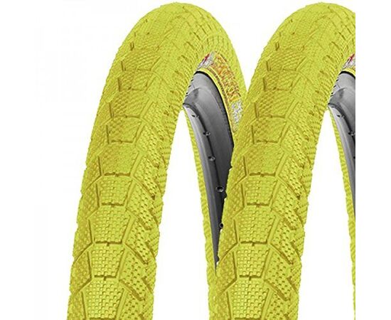 Покрышка 20"x1.95 (50-406) KENDA K907 Krackpot 5-529606 (жёлтый), Цвет: жёлтый, Ширина: 1.95" (49 мм), изображение 2