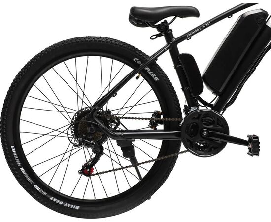 Электровелосипед FURENDO E-X5 350 (чёрный матовый), Цвет: черный, изображение 3