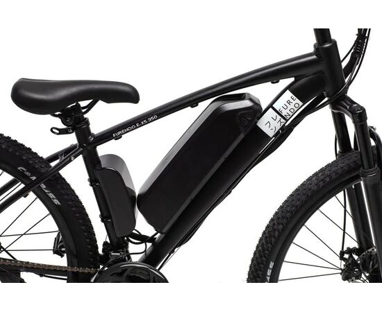 Электровелосипед FURENDO E-X5 350 (чёрный матовый), Цвет: черный, изображение 5