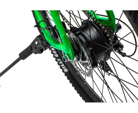 Электровелосипед FURENDO E-X5 350 (люминесцентно-зеленый), Цвет: зелёный, изображение 8