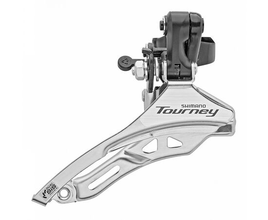Переключатель передний Shimano Tourney TY300 3x6(7) верхняя тяга (хомут 31.8) 42T