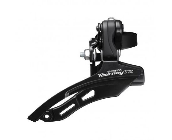Переключатель передний Shimano Tourney FD-TZ500 3x7(8) верхняя тяга (хомут 28.6) 42T