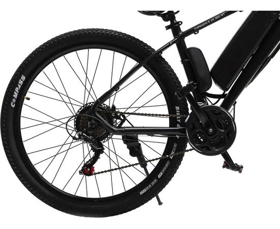 Электровелосипед FURENDO E-X5 350 GT (чёрный матовый), Цвет: черный, изображение 4
