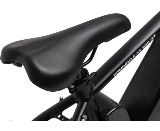 Электровелосипед FURENDO E-X5 350 GT (чёрный матовый), Цвет: черный, изображение 8