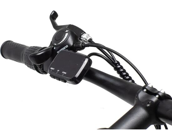 Электровелосипед FURENDO E-X5 350 GT (чёрный матовый), Цвет: черный, изображение 9