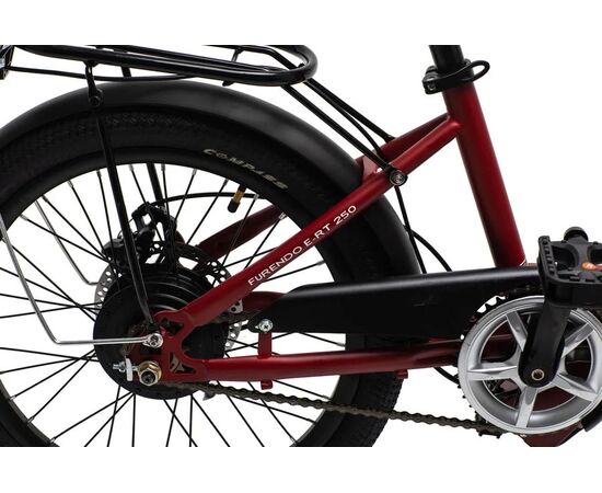 Электровелосипед FURENDO E-RT 250 (рубиново-красный), Цвет: красный, изображение 4