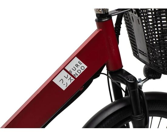 Электровелосипед FURENDO E-RT 250 (рубиново-красный), Цвет: красный, изображение 5