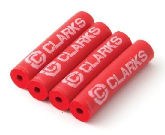 Защита рамы от трения рубашек CLARK`S FPX4 3-249 резиновые трубочки 40мм 4шт. (красный)