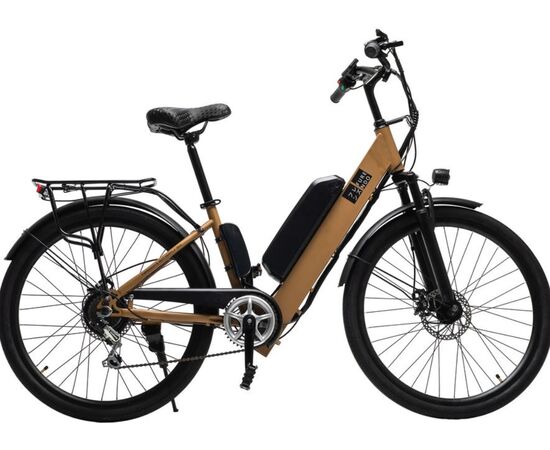 Электровелосипед FURENDO E-BUTTERFLY 350 (коричнево-бежевый)