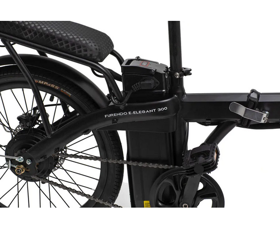 Электровелосипед FURENDO E-ELEGANT 300 (чёрный матовый), изображение 6