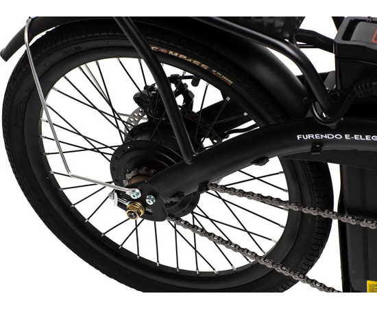 Электровелосипед FURENDO E-ELEGANT 300 (чёрный матовый), изображение 7