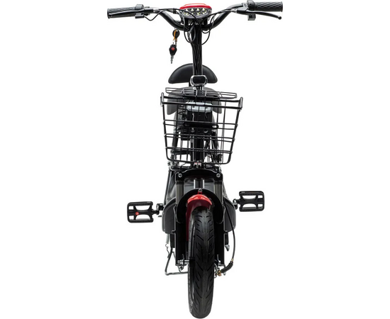Электровелосипед FURENDO E-SCOOTER 350 (чёрно-красный), изображение 2