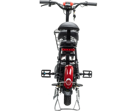Электровелосипед FURENDO E-SCOOTER 350 (чёрно-красный), изображение 3
