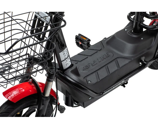 Электровелосипед FURENDO E-SCOOTER 350 (чёрно-красный), изображение 5