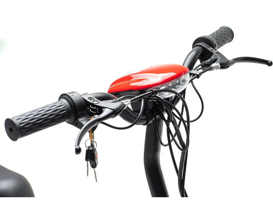 Электровелосипед FURENDO E-SCOOTER 350 (чёрно-красный), изображение 7