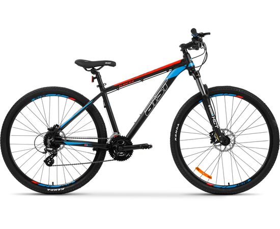 Велосипед AIST Slide 2.0 29 (черно-синий), Цвет: черный, Размер рамы: 21,5"