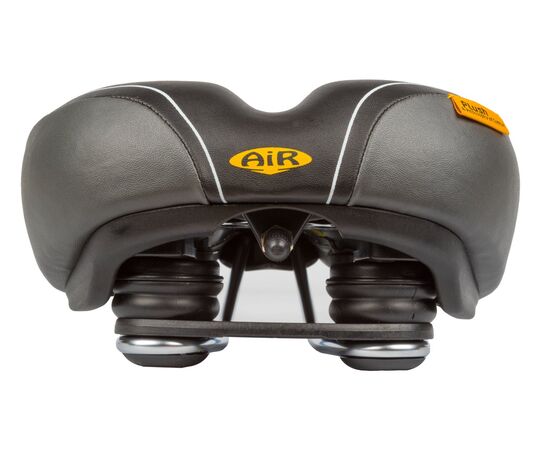 Седло велосипедное комфортное с амортизаторами VELO PLUSH TOUR AIR 5-250110 (чёрно-серый), изображение 3