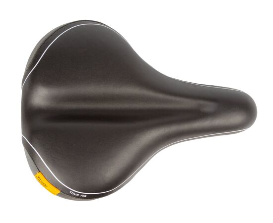 Седло велосипедное комфортное с амортизаторами VELO PLUSH TOUR AIR 5-250110 (чёрно-серый), изображение 4