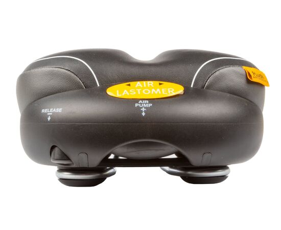 Седло велосипедное комфортное с амортизаторами VELO PLUSH TOUR AIRLASTOMER 5-250126 (чёрный), изображение 3