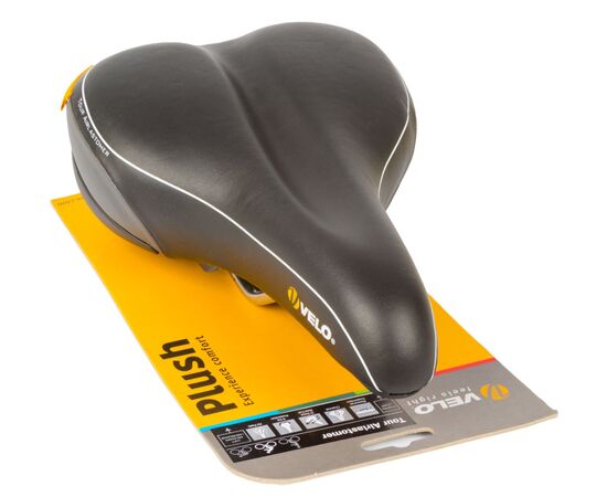 Седло велосипедное комфортное с амортизаторами VELO PLUSH TOUR AIRLASTOMER 5-250126 (чёрный), изображение 7