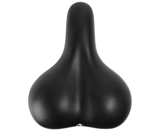 Седло велосипедное комфортное бесшовная вакуумная технология M-WAVE VACU CITY 5-251028 (чёрный), изображение 2
