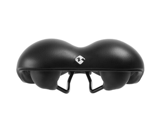 Седло велосипедное комфортное бесшовная вакуумная технология M-WAVE VACU CITY 5-251028 (чёрный), изображение 4