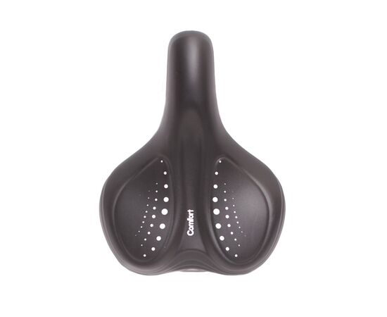 Седло велосипедное комфортное с гелевыми вставками VELO VL-6278 6-156278 (чёрный), изображение 2