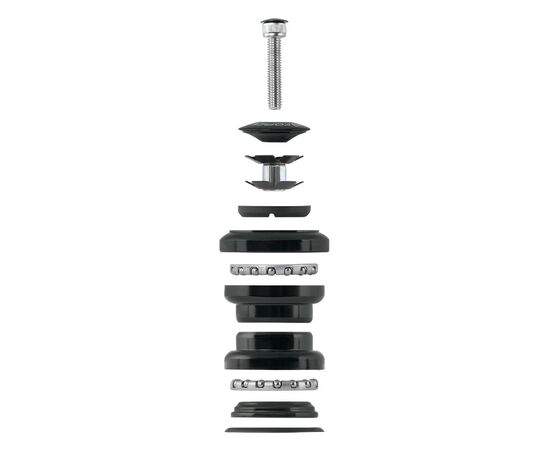 Рулевая колонка Force 15100 AHEAD 1'' алюминий/сталь (чёрный), изображение 2