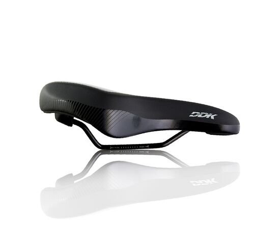Седло DDK D123MF (чёрный/серый/синий), изображение 2