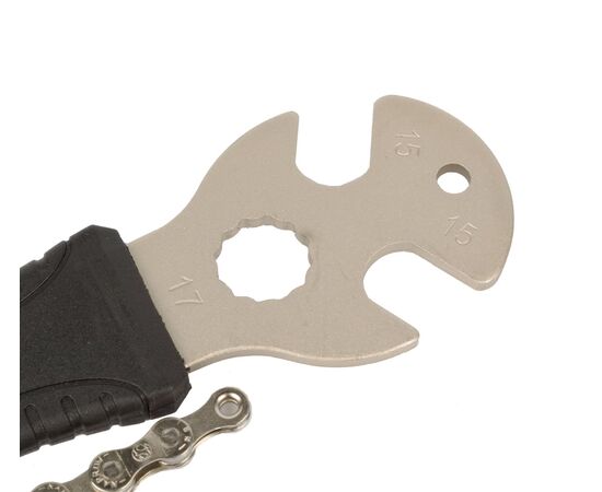 Съемник "хлыст" для трещотки/кассеты + ЗАХВАТ для педалей 2х сторон BIKE HAND YC-515 6-160515, изображение 2