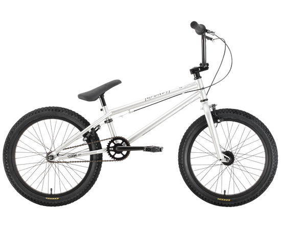 Велосипед Stark Madness BMX 1 (серебристый/черный), Цвет: Серый