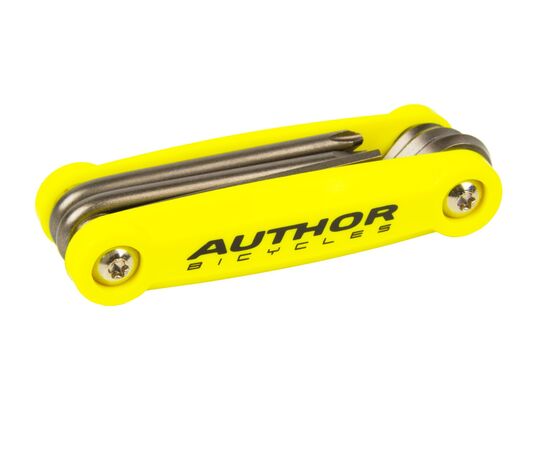 Мультитул велосипедный AUTHOR ToolBox 6 8-10000038 (жёлтый), изображение 2