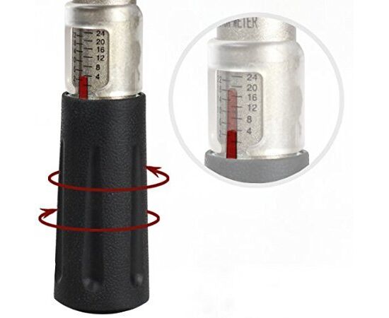 Набор динамометрический ключ для головок 1/4", 3/4/5/6/8/10мм в кейсе BIKEHAND YC-617-2S 6-156172, изображение 5