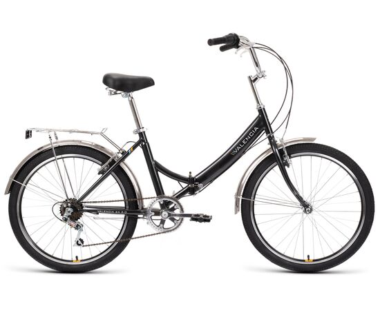 Велосипед Forward VALENCIA 24 2.0 (черный/оранжевый)