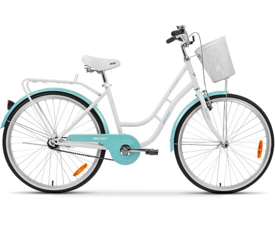 Велосипед AIST Avenue (бело-бирюзовый), Цвет: Бирюзовый, Размер рамы: 17"