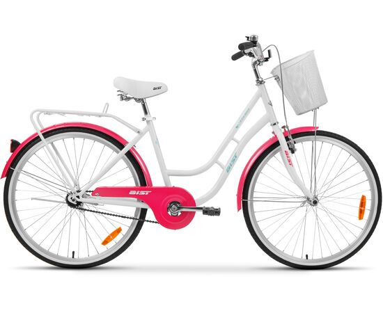 Велосипед AIST Avenue (бело-розовый), Цвет: Белый, Размер рамы: 17"