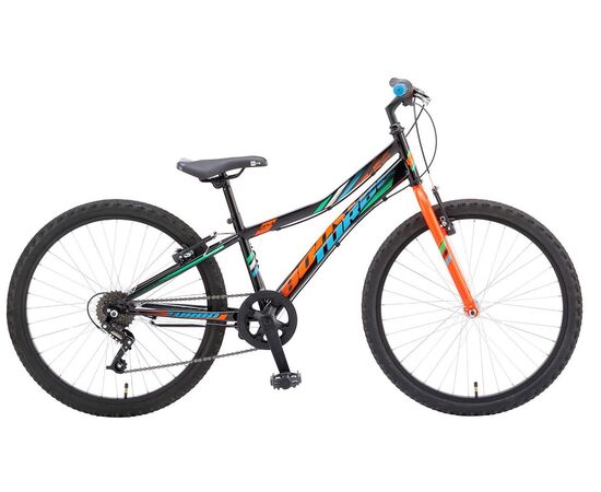 Велосипед Booster Turbo 240 Boy (черный/оранжевый), Цвет: оранжевый